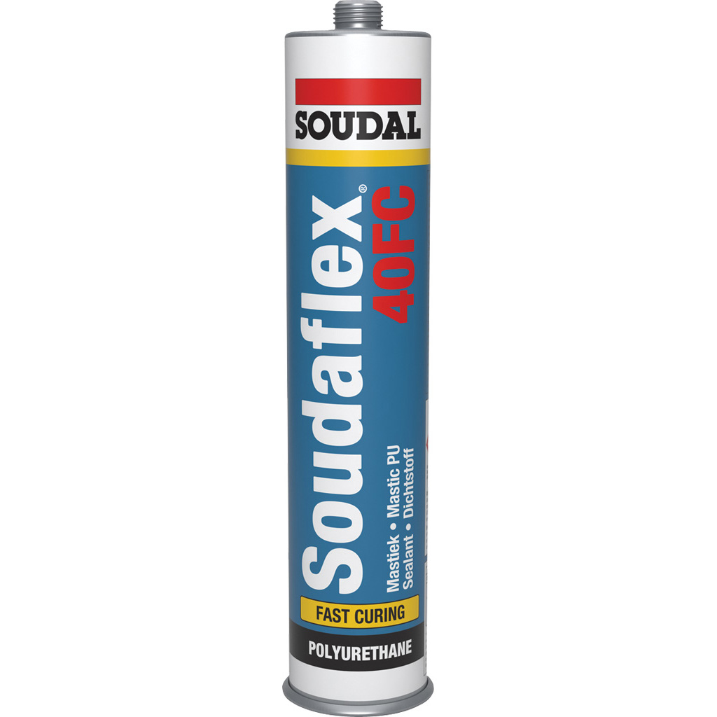 Soudal Soudaflex 40FC Polyurethane sealant adhesive 600ml Concrete Grey
